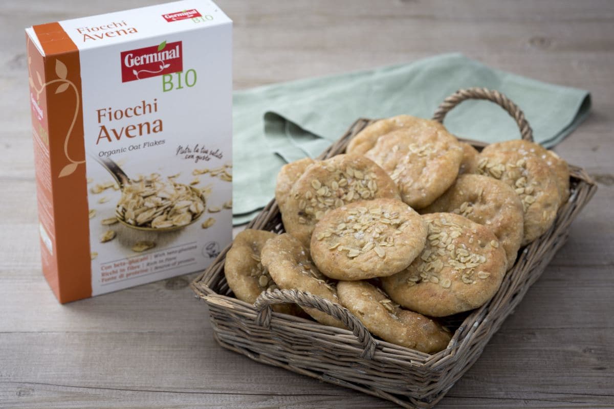 Pãezinhos de flocos de aveia
