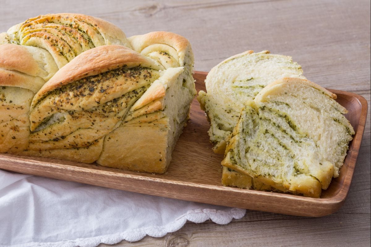 Trança ao pesto