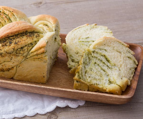 Trança ao pesto