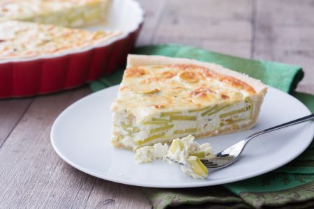 Quiche de abobrinha trombetta